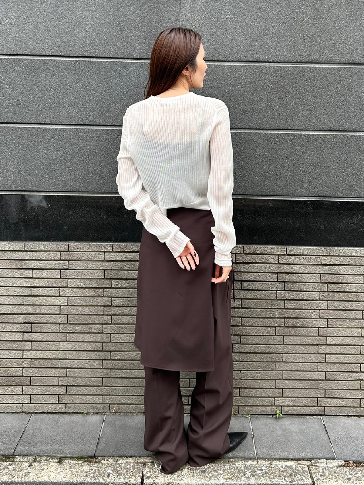 2WAYベアトップキャミ(カップ付き)